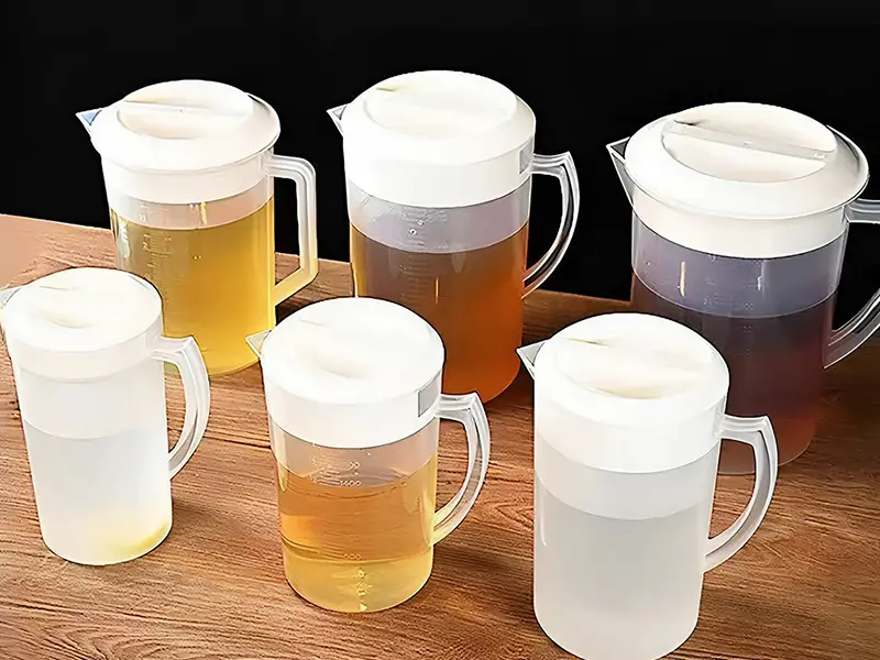 2L PP Commercial Plastic Pitcher for Beverage Shops